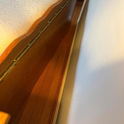 Traditional Upholstered Storage Bench Cedar Lined Hope Chest