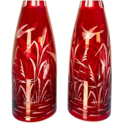 A Pair of Egermann Decanters