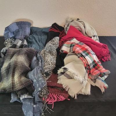 Lot of fashion scarfs