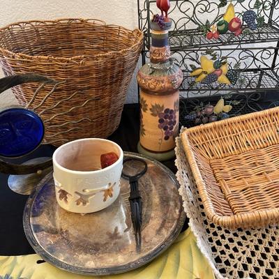 Baskets and decor