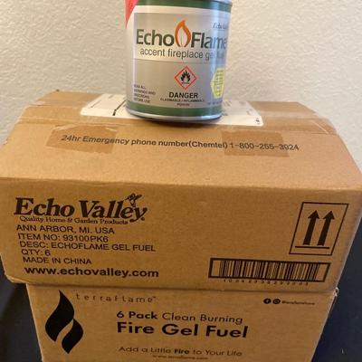 2 boxes (12 total) fireplace gel