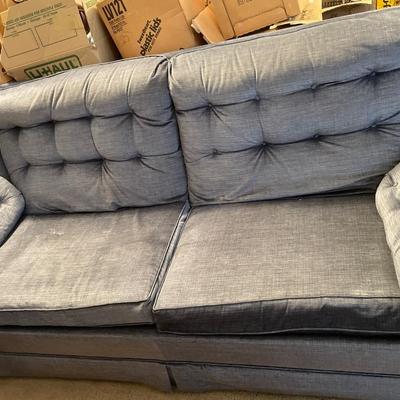 Vintage blue Flexsteel sofa