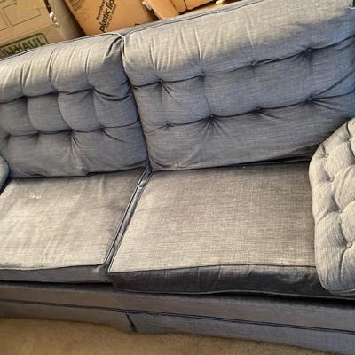 Vintage blue Flexsteel sofa