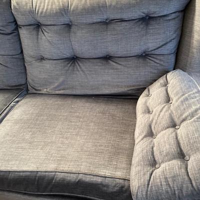 Vintage blue Flexsteel sofa