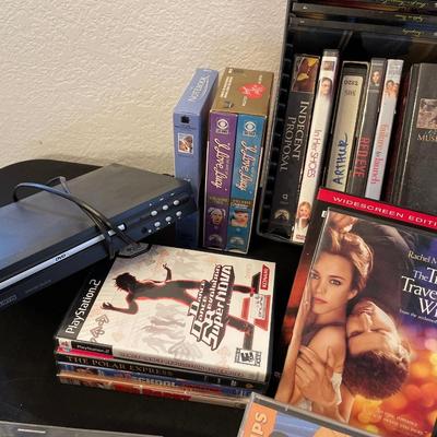 DVD player, movies & music