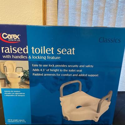 Carey raised toilet seat NIB
