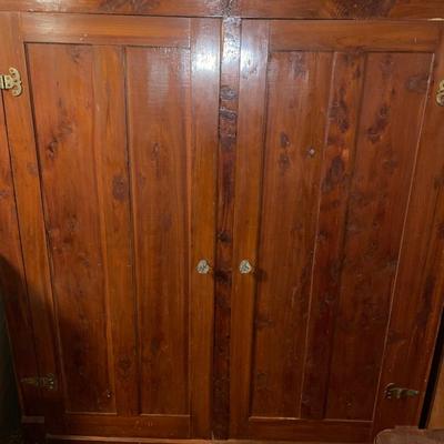 Vintage cedar wardrobe/cabinet