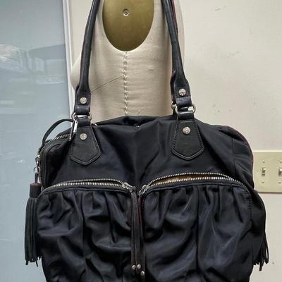 Nylon Black Purse Shoulder Bag M Z Wallace Designer Brand