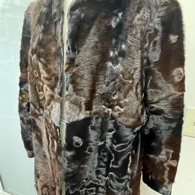 Fur Coat by Echt Peltz mixed fur Mink size tag 40