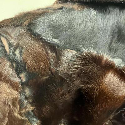 Fur Coat by Echt Peltz mixed fur Mink size tag 40