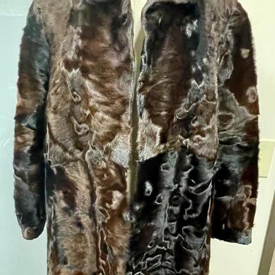 Fur Coat by Echt Peltz mixed fur Mink size tag 40