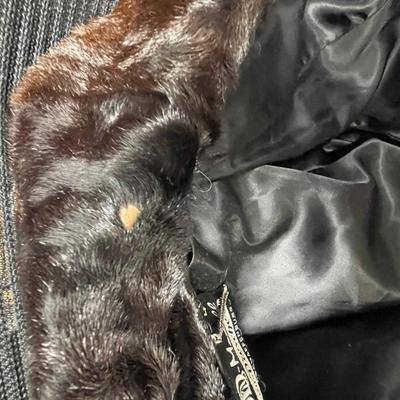 Fur Coat by Echt Peltz mixed fur Mink size tag 40