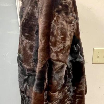 Fur Coat by Echt Peltz mixed fur Mink size tag 40
