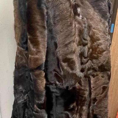 Fur Coat by Echt Peltz mixed fur Mink size tag 40