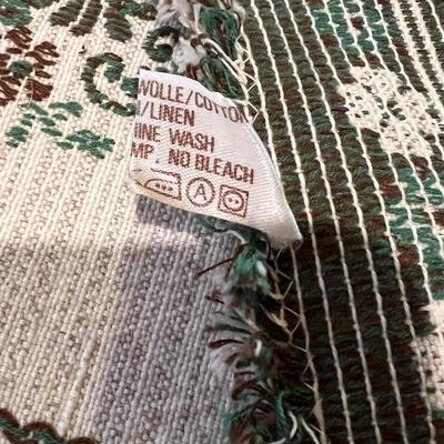 Vintage Austrian Halltex Woven Reversible Folk Lot - Tablecloths, Runners, Napkins, Placemats