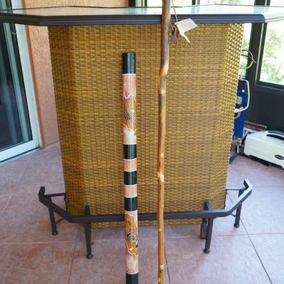 Australian Didgeridoo & Whistle Creek Hiking Staff /Camera Pod