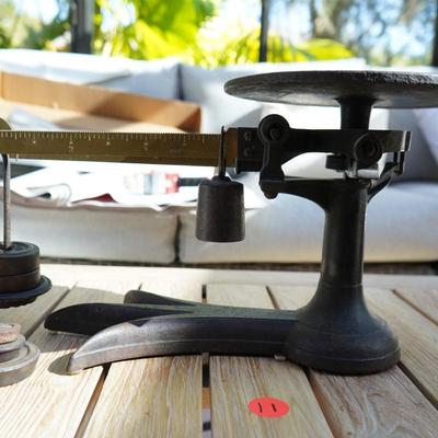 Antique Cast Iron Balance Scale