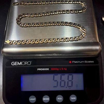 10 k gold chain 24 in