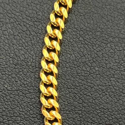 14vk gold bracelet 8 in