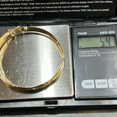 14 k gold bracelet adjustable