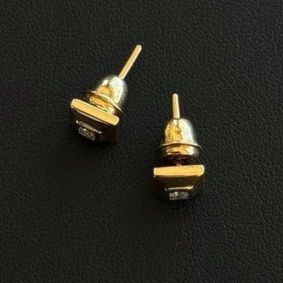 14 k gold diamond earings