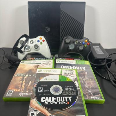 LOT 3L: Xbox 360 w/ Controllers, Headset, Call Of Duty, FIFA & More Games