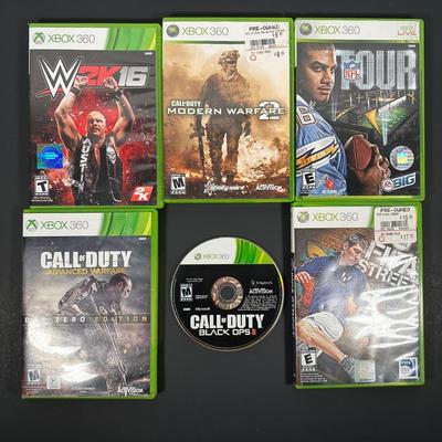 LOT 3L: Xbox 360 w/ Controllers, Headset, Call Of Duty, FIFA & More Games