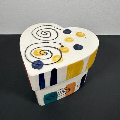 LOT 11L: Vintage Murano Art Glass Candy Dish, Signed Paper Weights & More