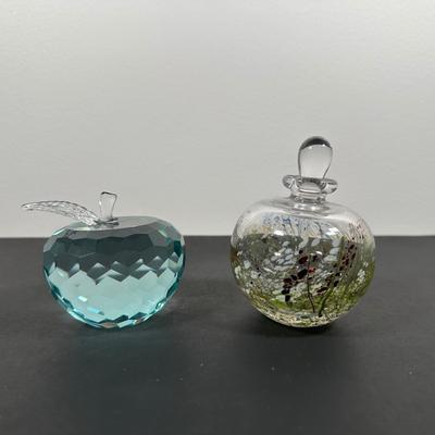 LOT 11L: Vintage Murano Art Glass Candy Dish, Signed Paper Weights & More