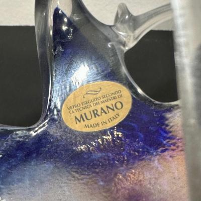 LOT 11L: Vintage Murano Art Glass Candy Dish, Signed Paper Weights & More