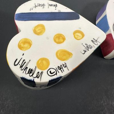 LOT 11L: Vintage Murano Art Glass Candy Dish, Signed Paper Weights & More