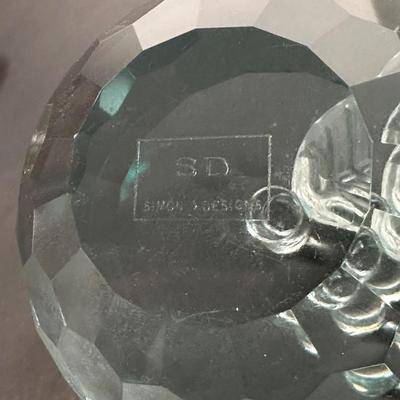 LOT 11L: Vintage Murano Art Glass Candy Dish, Signed Paper Weights & More