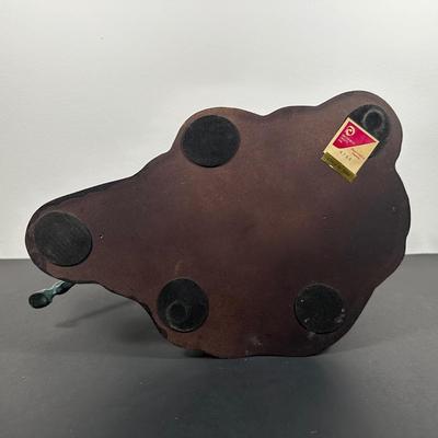 LOT 12L: Vintage Bronze Running Horses Statue