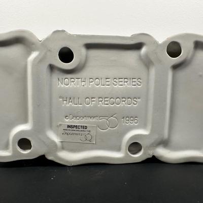 LOT 17L: Four Department 56 The Heritage Village Collection North Pole Series Porcelain Houses