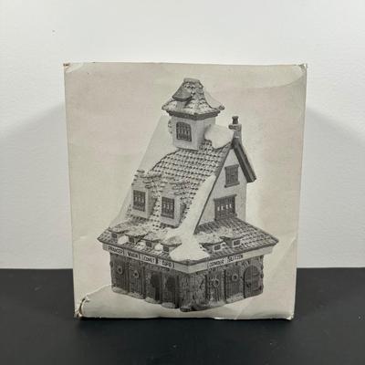 LOT 17L: Four Department 56 The Heritage Village Collection North Pole Series Porcelain Houses