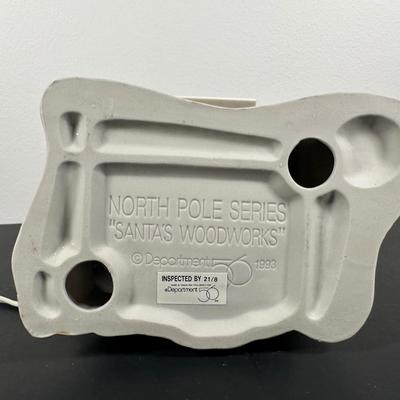 LOT 18L: Department 56 The Heritage Village Collection North Pole Series Porcelain Houses