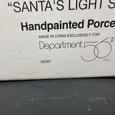 LOT 18L: Department 56 The Heritage Village Collection North Pole Series Porcelain Houses