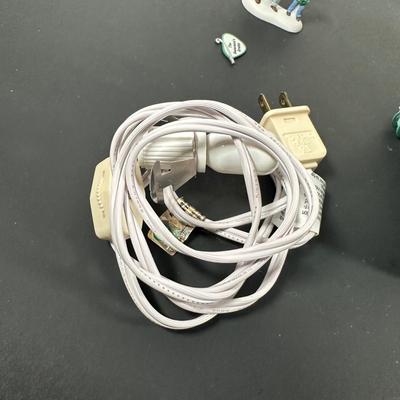 LOT 18L: Department 56 The Heritage Village Collection North Pole Series Porcelain Houses