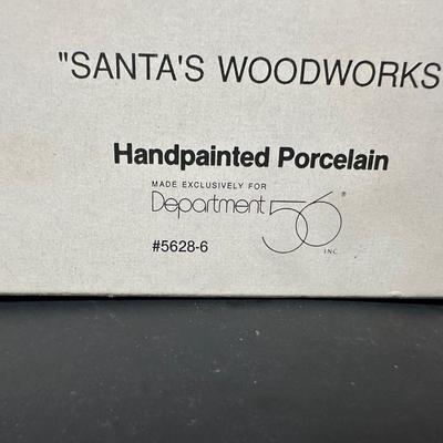 LOT 18L: Department 56 The Heritage Village Collection North Pole Series Porcelain Houses