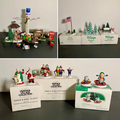 LOT 19 L: Department 56 "Village" Figures, "The Heritage Collection" Figures, & More