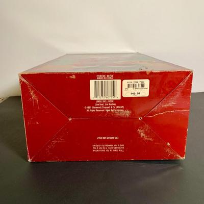 LOT 20 L: "Animated & Illuminated Deluxe Special People" by Design Arts, "Rock Santa" Edition #1, & 1990...