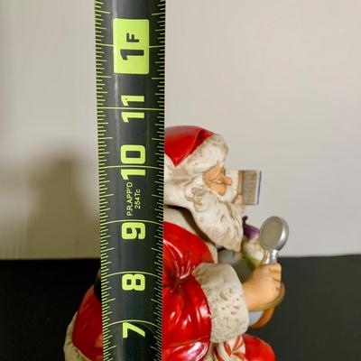 LOT 20 L: "Animated & Illuminated Deluxe Special People" by Design Arts, "Rock Santa" Edition #1, & 1990...