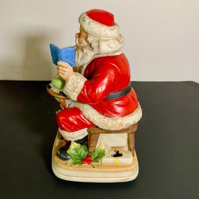 LOT 20 L: "Animated & Illuminated Deluxe Special People" by Design Arts, "Rock Santa" Edition #1, & 1990...