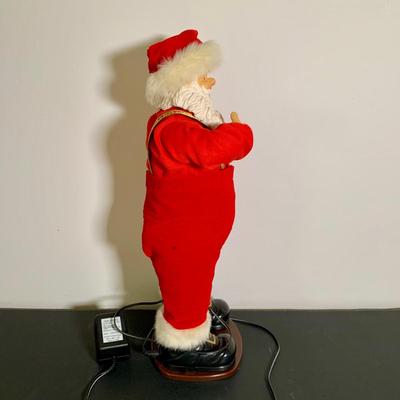 LOT 20 L: "Animated & Illuminated Deluxe Special People" by Design Arts, "Rock Santa" Edition #1, & 1990...