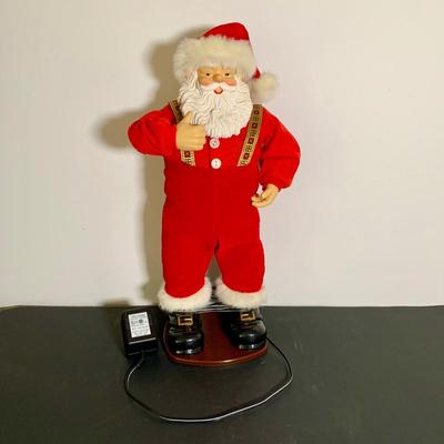 LOT 20 L: "Animated & Illuminated Deluxe Special People" by Design Arts, "Rock Santa" Edition #1, & 1990...