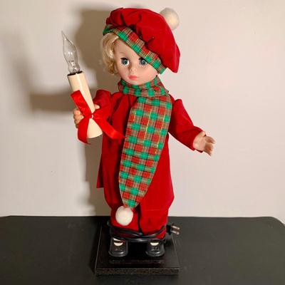 LOT 20 L: "Animated & Illuminated Deluxe Special People" by Design Arts, "Rock Santa" Edition #1, & 1990...