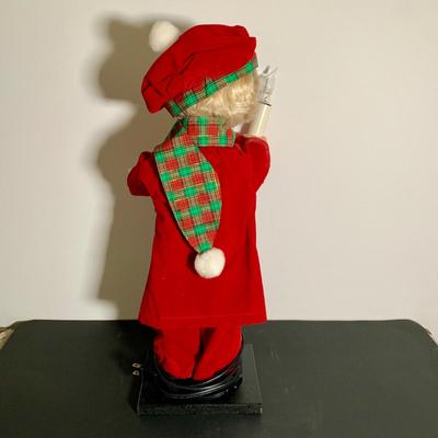LOT 20 L: "Animated & Illuminated Deluxe Special People" by Design Arts, "Rock Santa" Edition #1, & 1990...
