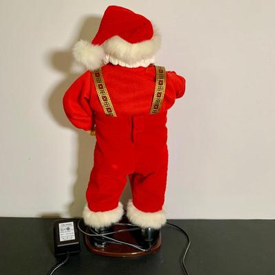 LOT 20 L: "Animated & Illuminated Deluxe Special People" by Design Arts, "Rock Santa" Edition #1, & 1990...