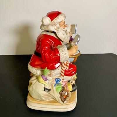 LOT 20 L: "Animated & Illuminated Deluxe Special People" by Design Arts, "Rock Santa" Edition #1, & 1990...