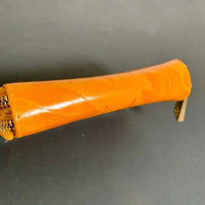 LOT 22 L: Valentina Italian Leather Card Wallet, Koba Pink Leather Cross Body Phone Bag, & Vince Camuto Canary Yellow Pebbled Leather...